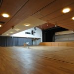 Event room with Touringline Compact and flying basses