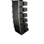 The Quick-Rig system simplifies assembly in the line array. Rigging can be done by one person.