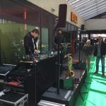 Street musicians with Magnus-Compact and 15" subwoofer