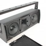 Magnus Compact with removable front grille and knurled screws for changing horns