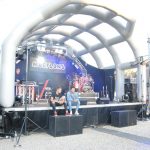 Inflatable stage with FOH from AD-Systems