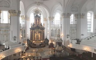 Church ship of St. Michael's Church in Hamburg with AD-Systems sound technology