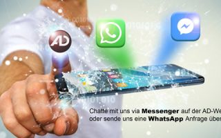 Facebook Messenger und WhatsApp Business jetzt bei AD-Systems im Einsatz