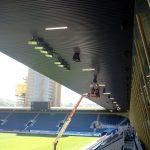 installation speakers ceiling mount football stadion